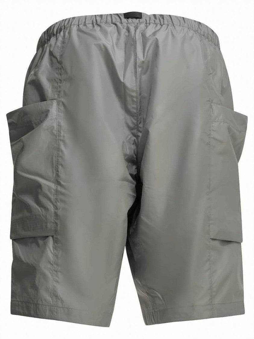 Goldwin Black Lightweight Polyester Elastic Waist Shorts