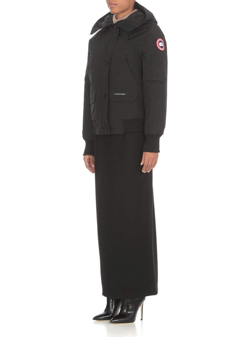 Canada Goose Black Tech Fabric Padded Down Jacket