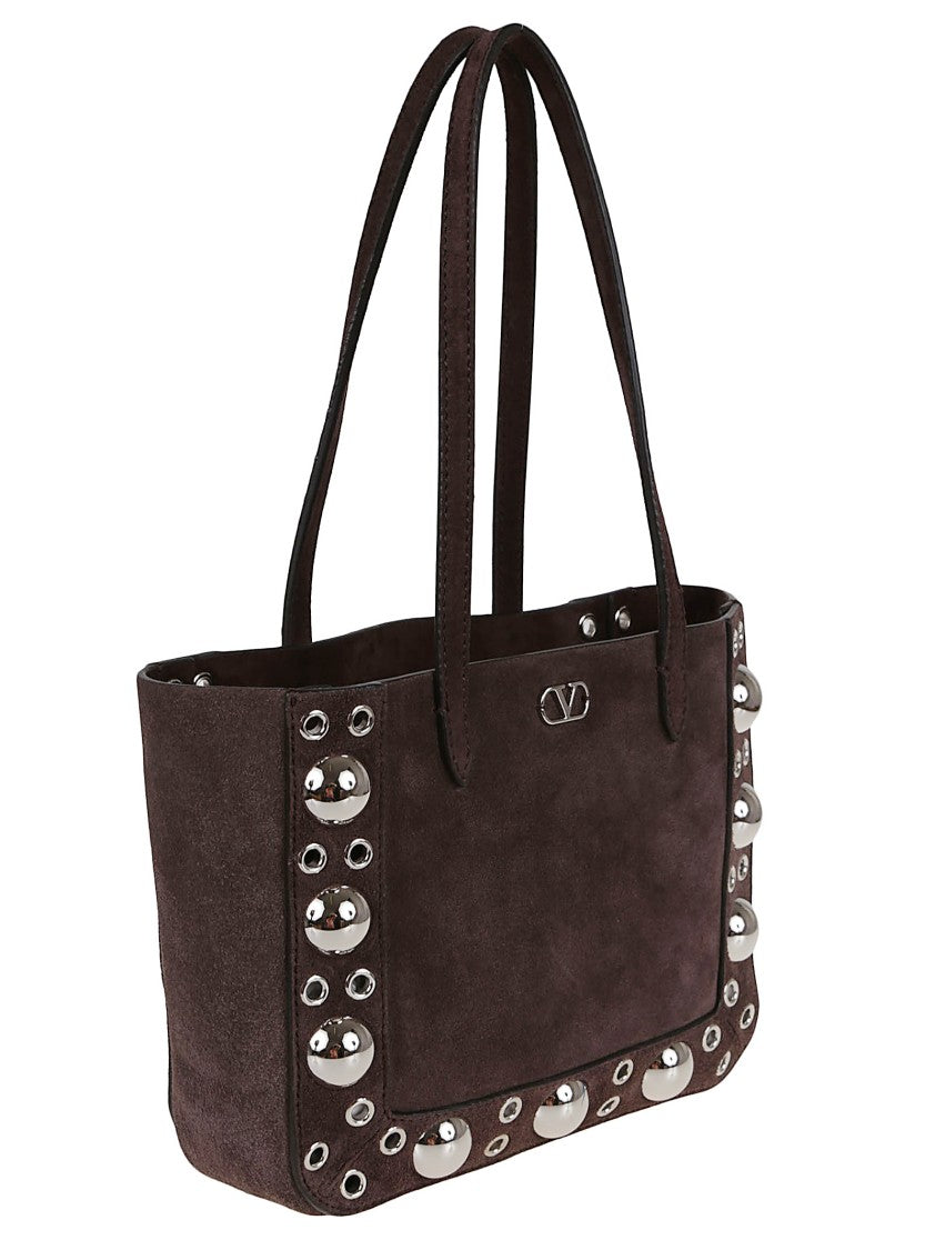 Valentino Garavani Nellcôte Mini Suede Tote Bag