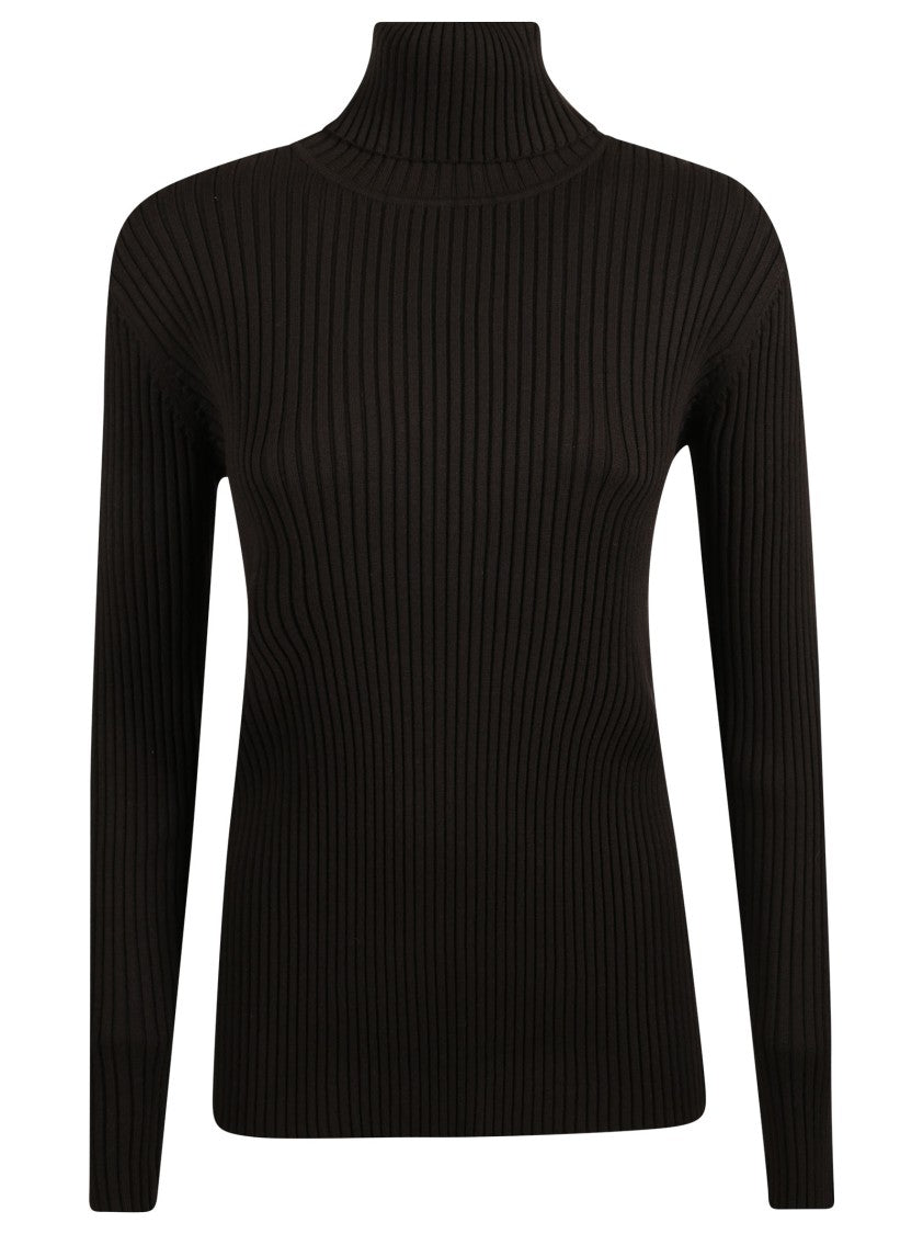 P.A.R.O.S.H. Rilla High Ribbed Viscose Turtleneck Sweater