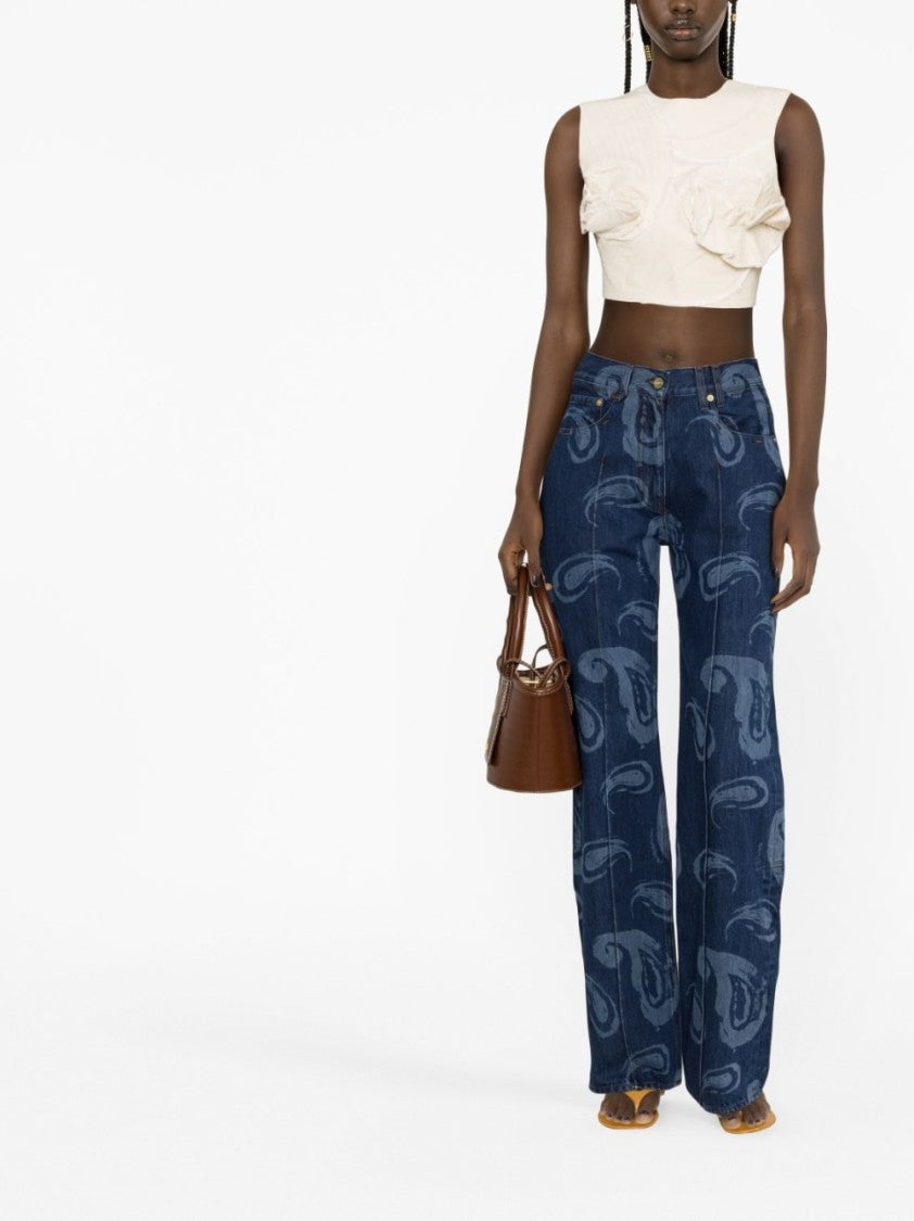 Jacquemus Cropped Halterneck Top