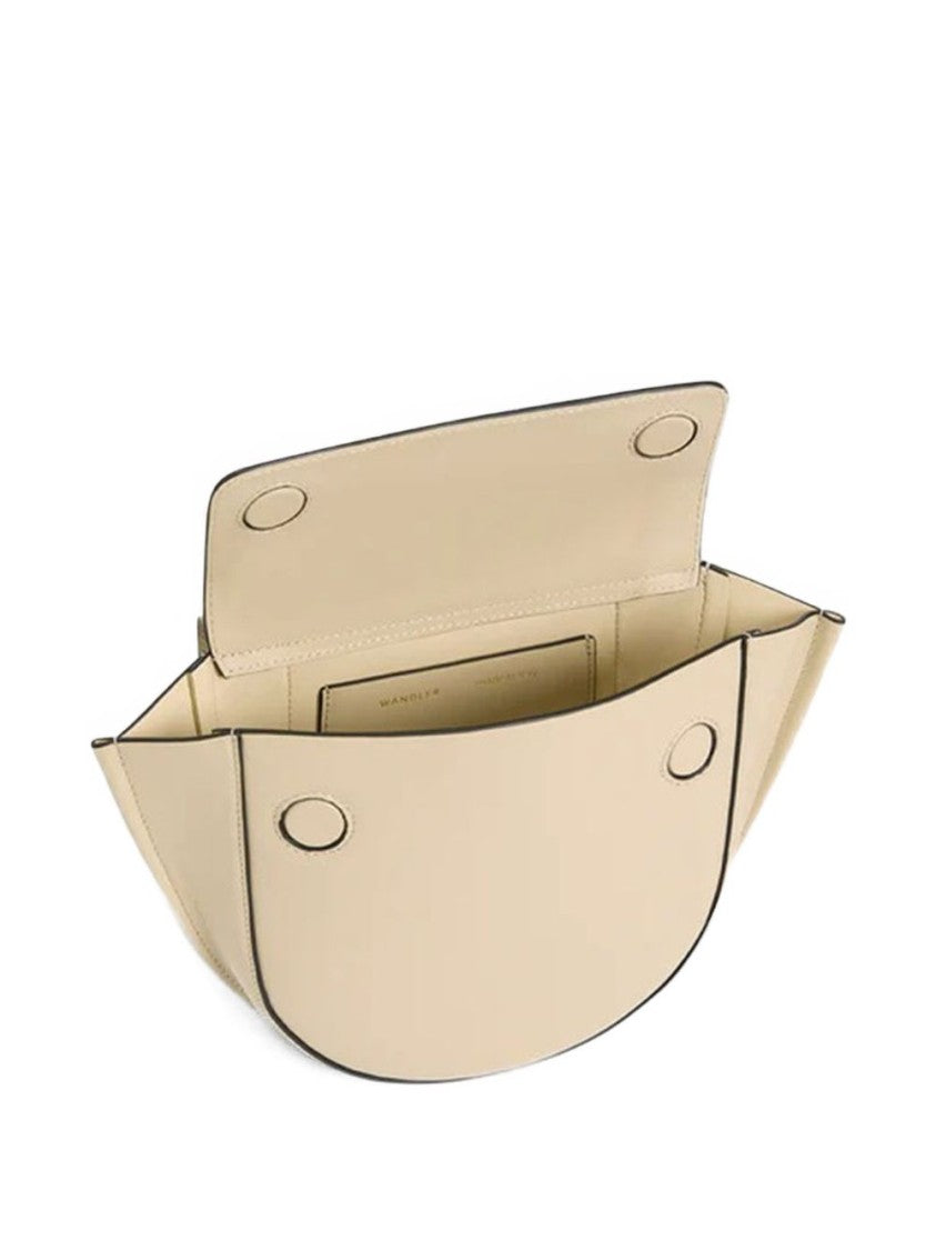 Wandler Cream Hortensia Mini Leather Shoulder Bag