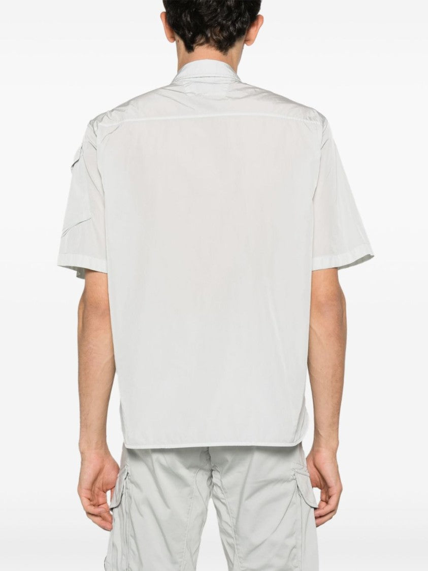 C.P. Company Garment-Dyed Grey Overshirt