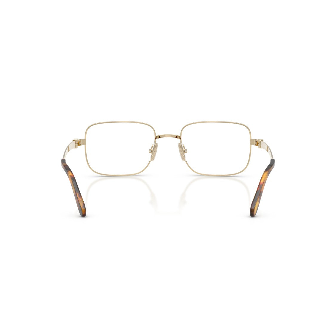 Miu Miu 0Mu 51Zv Rectangular Gold-Tone Metal Sunglasses