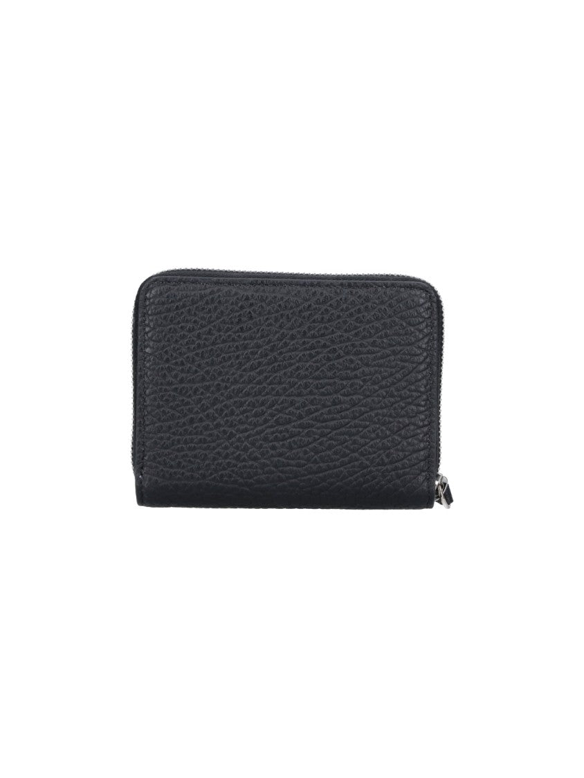 Maison Margiela Black Four Stitches Leather Wallet