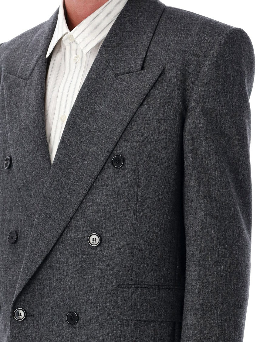 Saint Laurent Double-Breasted Wool Jacket