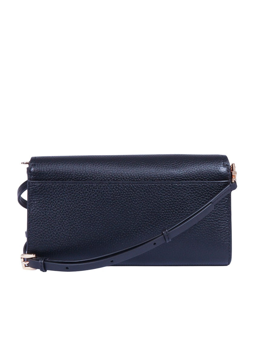 Michael Kors Textured Leather Flap Phone Holder