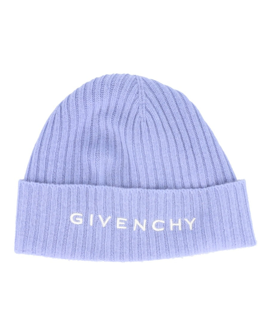 Givenchy Ribbed Embroidered Logo Beanie
