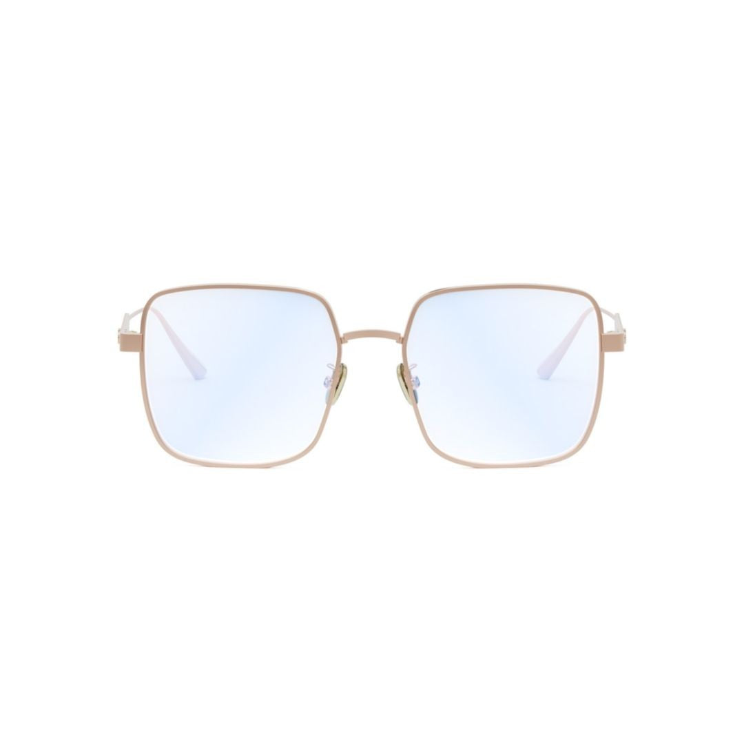 Dior Square Frame Sunglasses With Light Blue Tinted Lenses