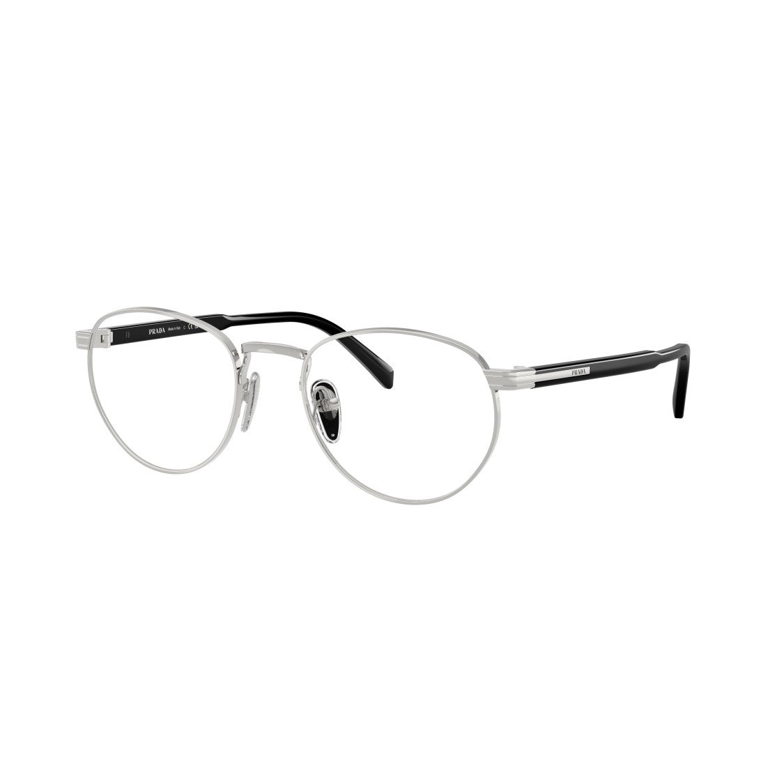 Prada 0Pr B52v Round Metal Frame Eyeglasses
