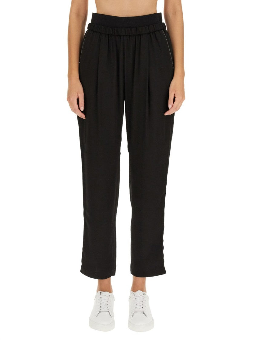 Fabiana Filippi High-Waisted Black Pants