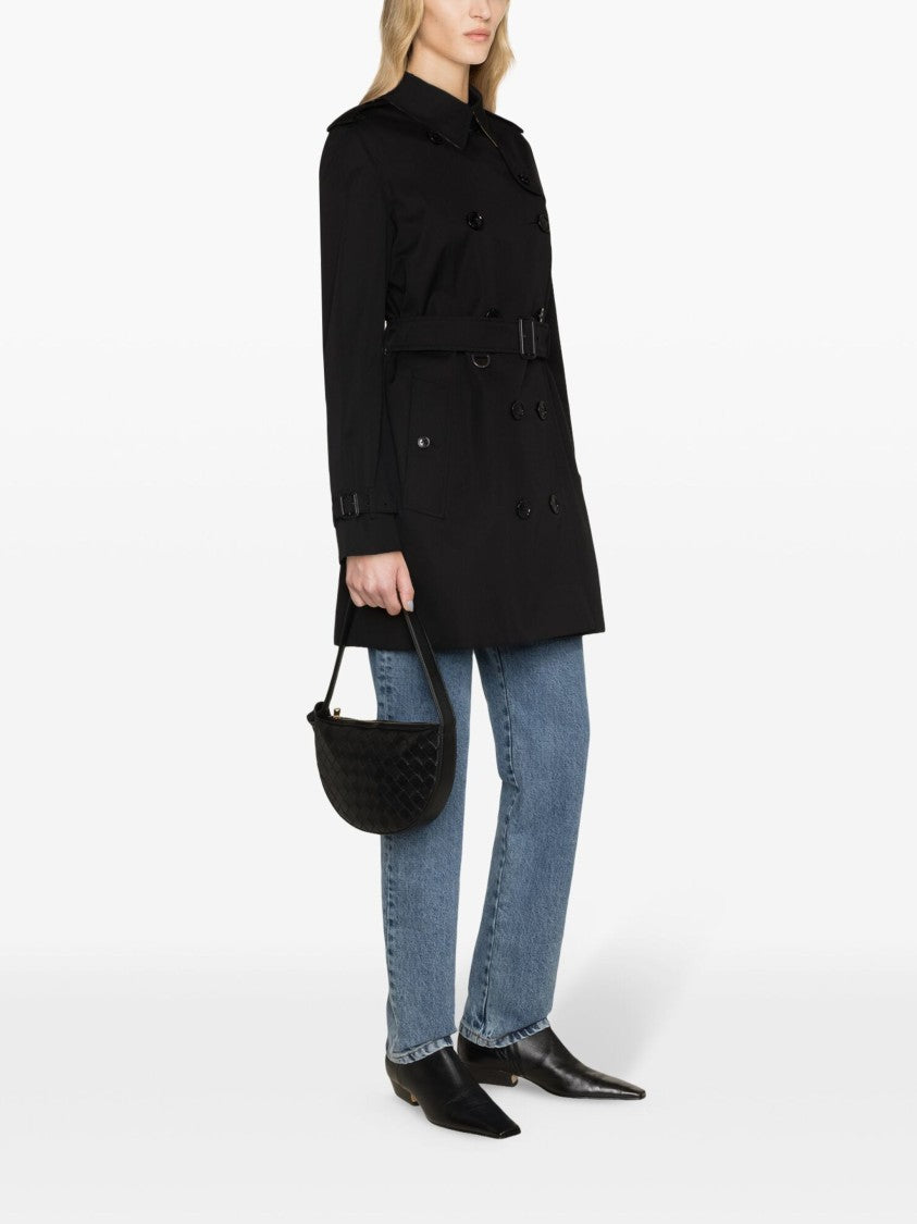 Burberry Kensington Double-Breasted Cotton Gabardine Trench