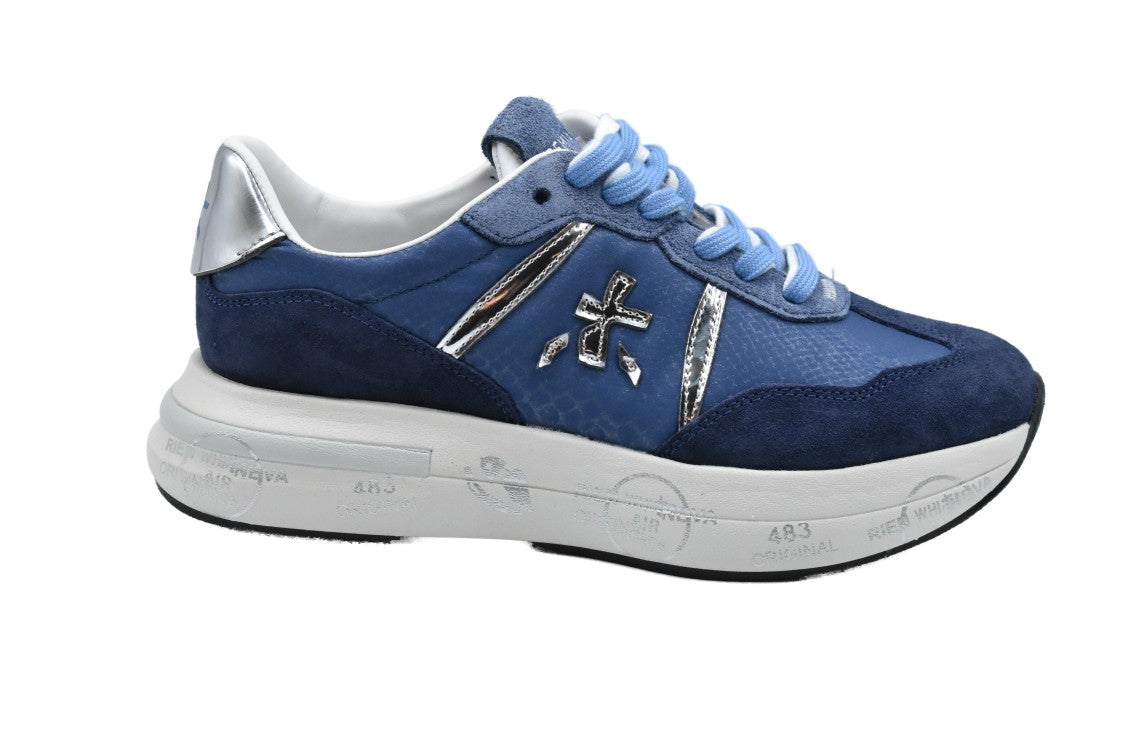 Premiata Retro-Inspired Premiata Low-Top Sneakers With Suede Accents