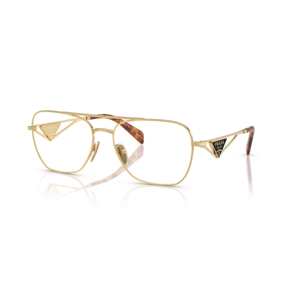 Prada 0Pr B50v Rectangular Clear Lens Sunglasses