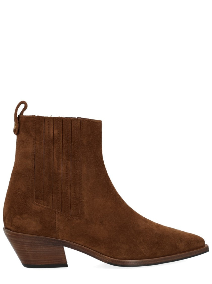 Roberto Festa Pointed Toe Suede Ankle Boots