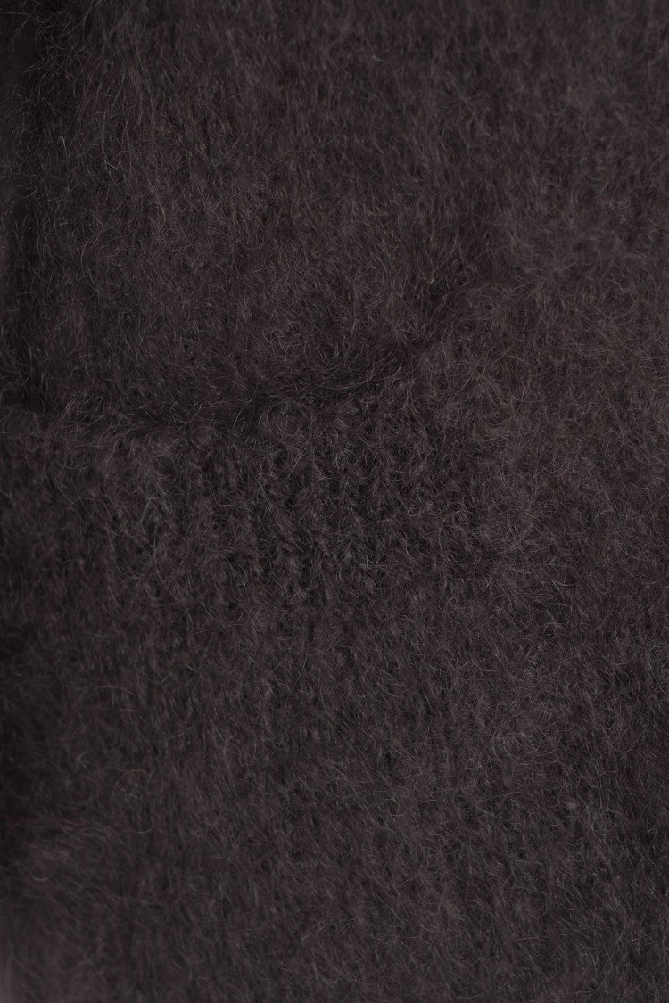 Kaos Oversized Mohair Cardigan With V-Neck