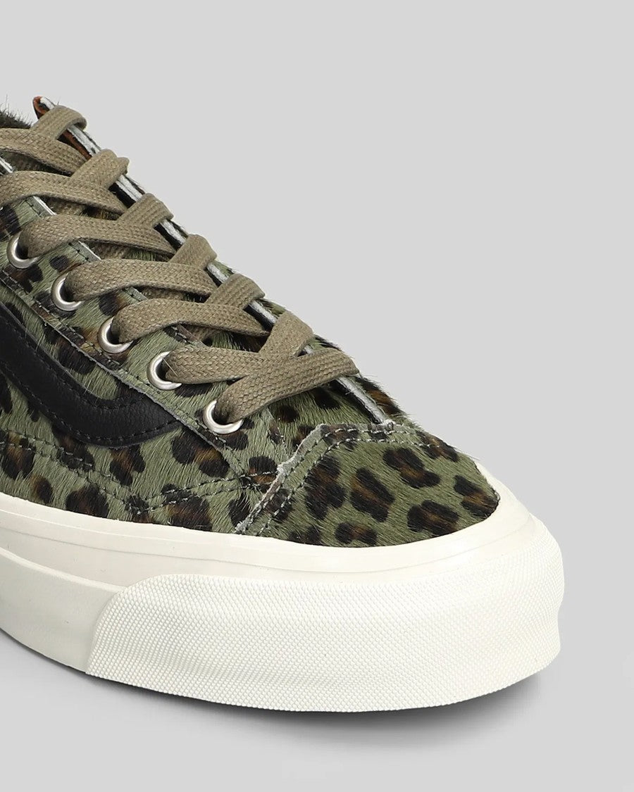 Vans Lx Old Skool 36 Cheetah Olive Sneakers