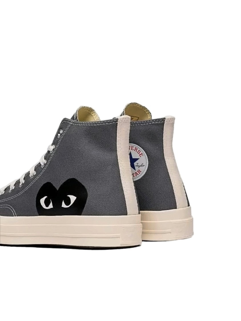 Comme Des Garçons High-Top Sneakers With Canvas Upper