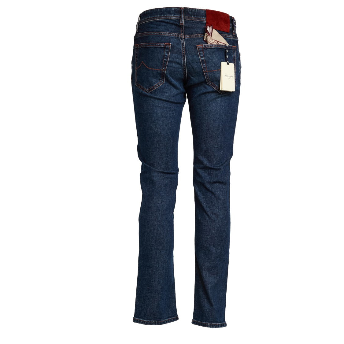 Jacob Cohen Slim-Fit Jeans With Branded Button And Velvet Logo Patch