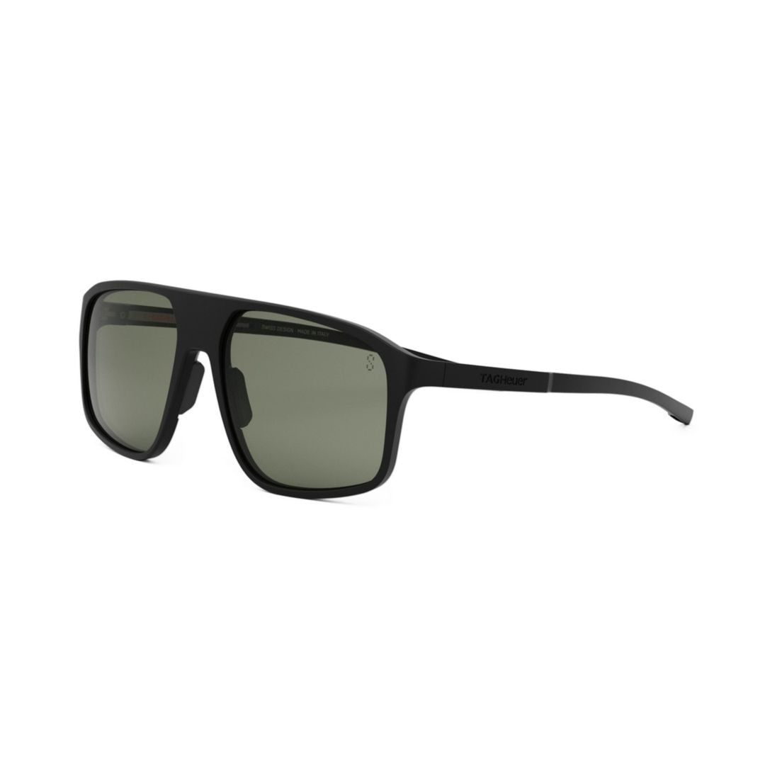 Tag Heuer Th40022u Rectangular Matte Black Sunglasses