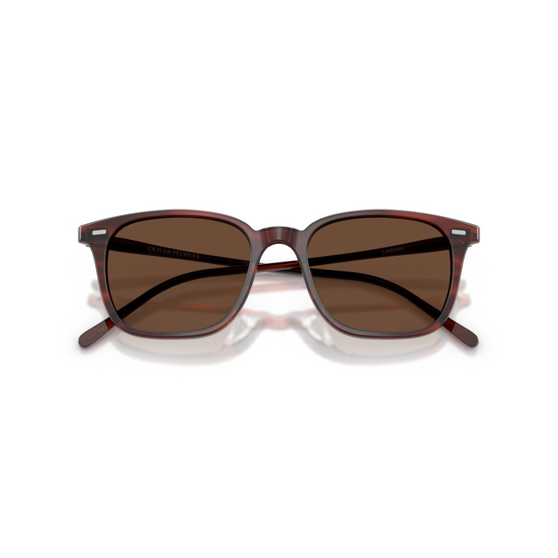 Oliver Peoples 0Ov5614su Tortoiseshell Square Frame Sunglasses With Metallic Accents