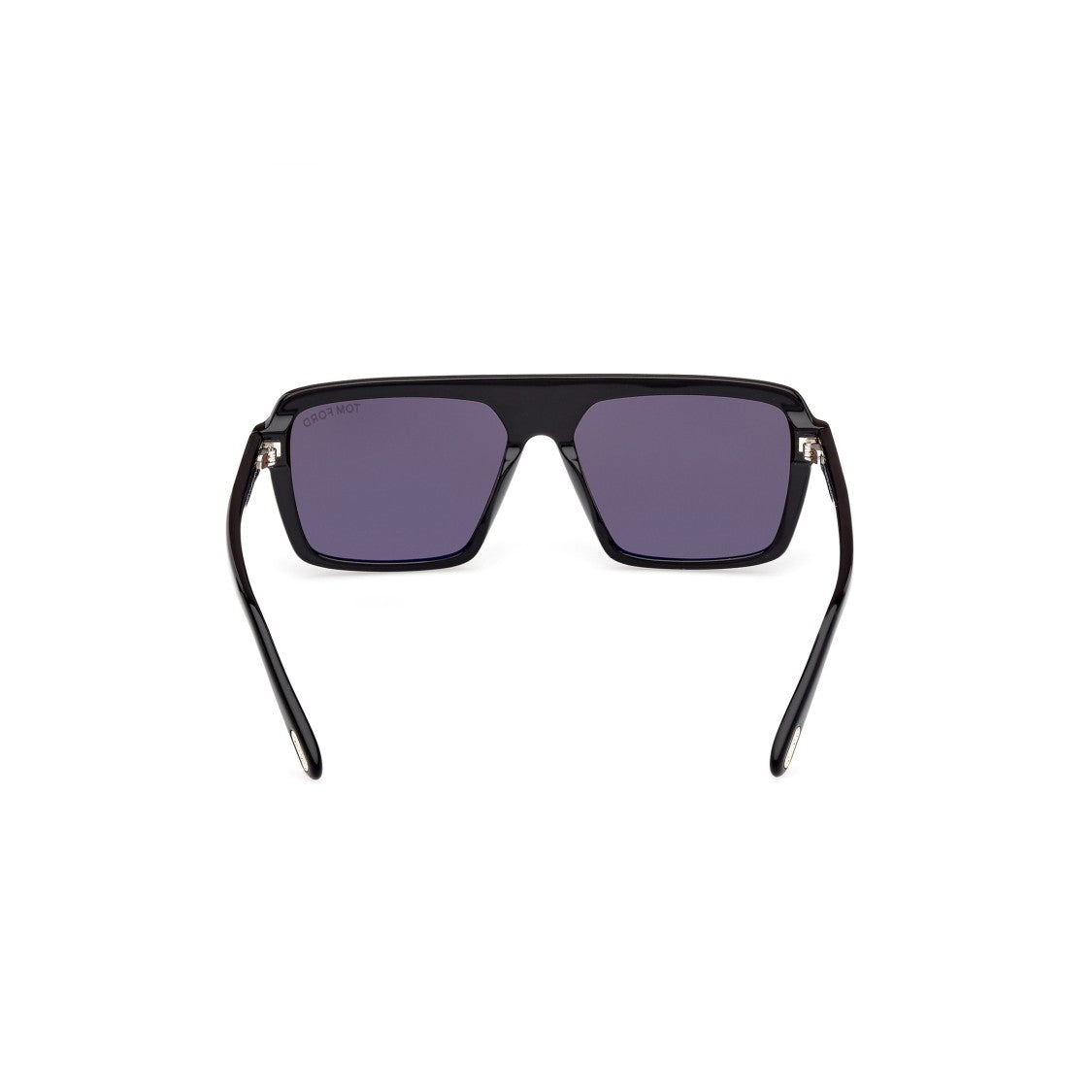 Tom Ford Oversized Rectangular Acetate Sunglasses With Metallic Accents