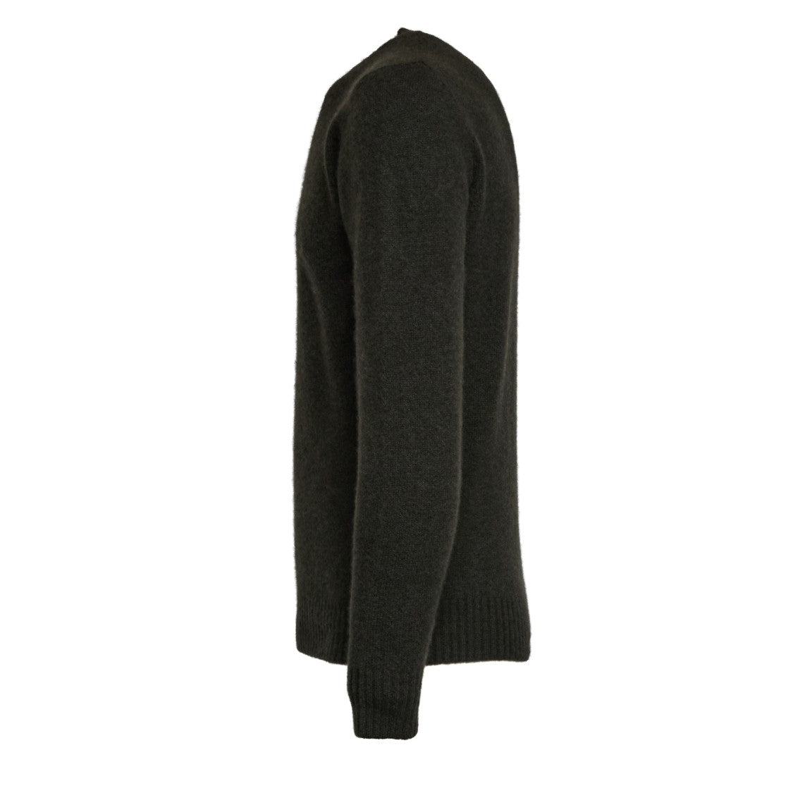 Filippo De Laurentiis Ribbed Detail Crew Neck Sweater In Wool