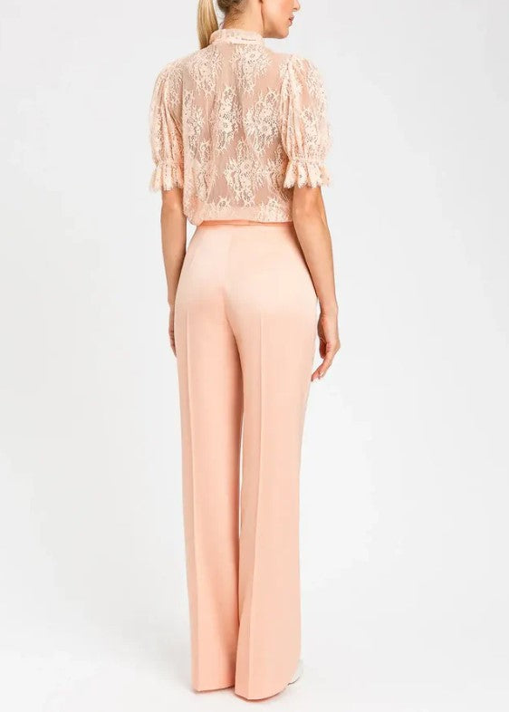 Twin-Set Twin Satin High Waisted Trousers