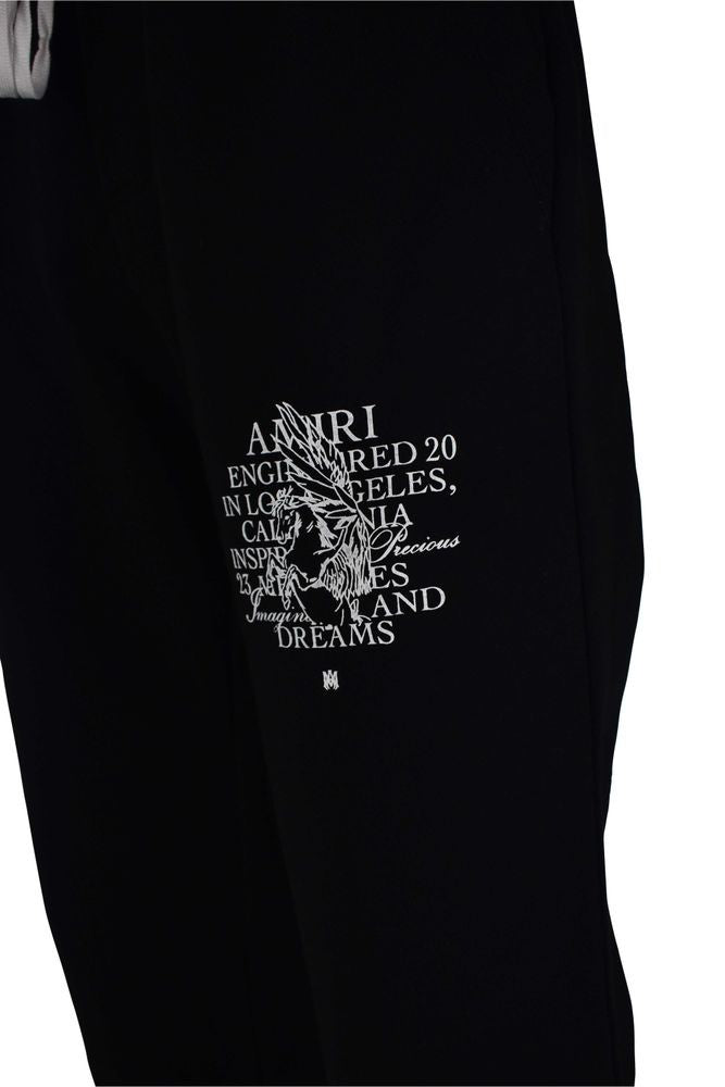 Amiri Amiri Black Cotton Jogging Pants