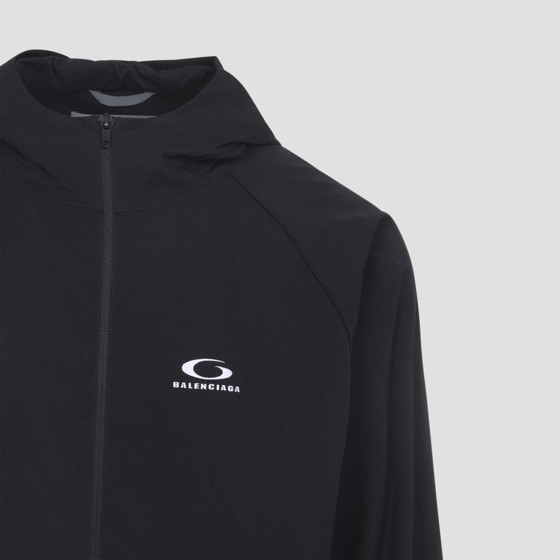 Balenciaga Black Lightweight Jacket With Streamlined Silhouette