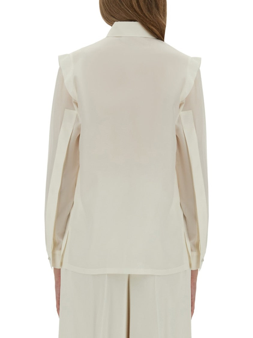 Max Mara Zirlo Concealed Placket Silk Shirt