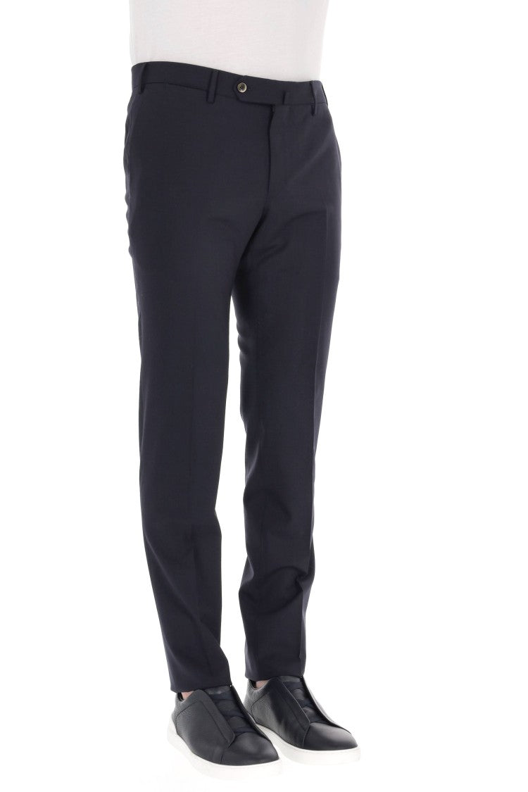 Pt Torino Super Slim Fit Virgin Wool Trousers