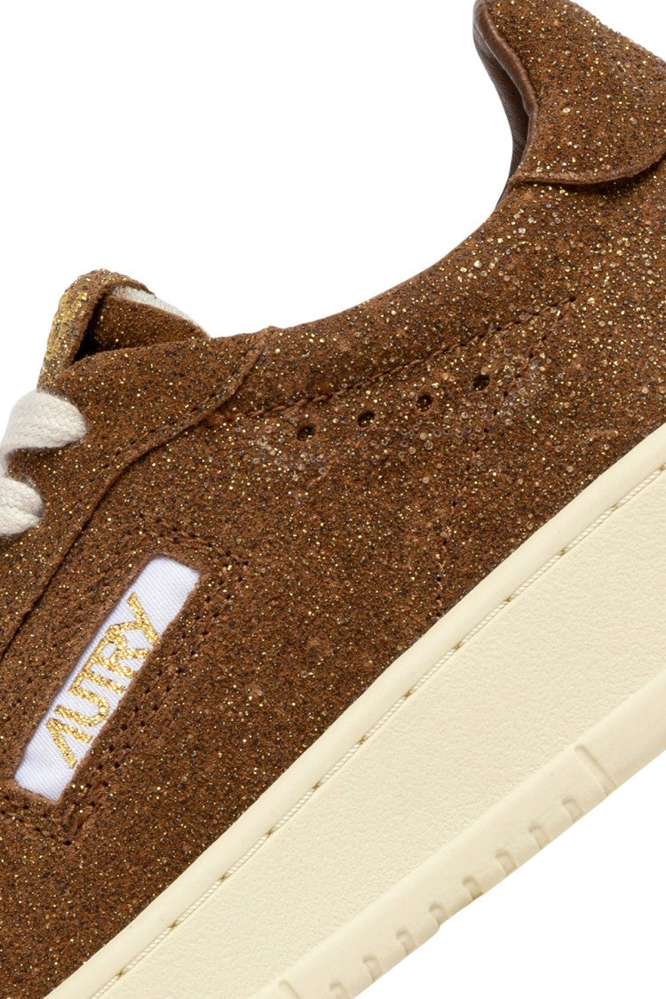 Autry Brown Dallas Rhinestone Sneakers