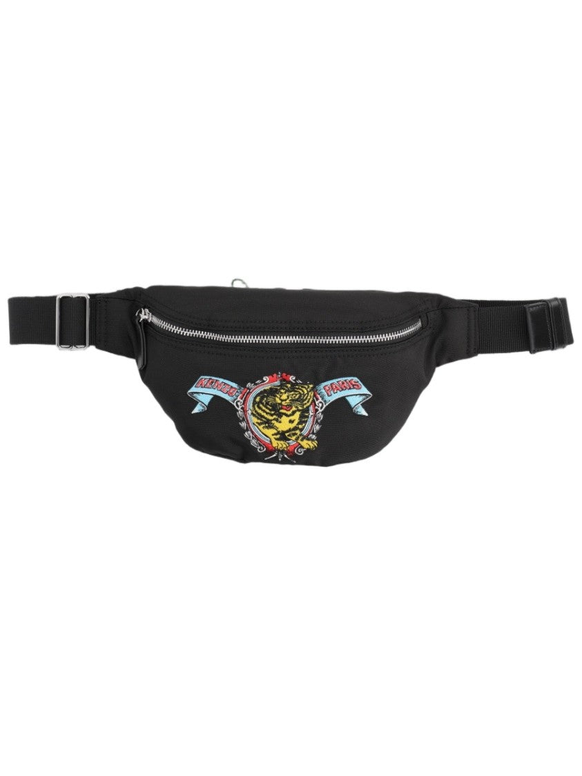 Kenzo Jumping Tiger Waist Bag With Embroidered Emblem