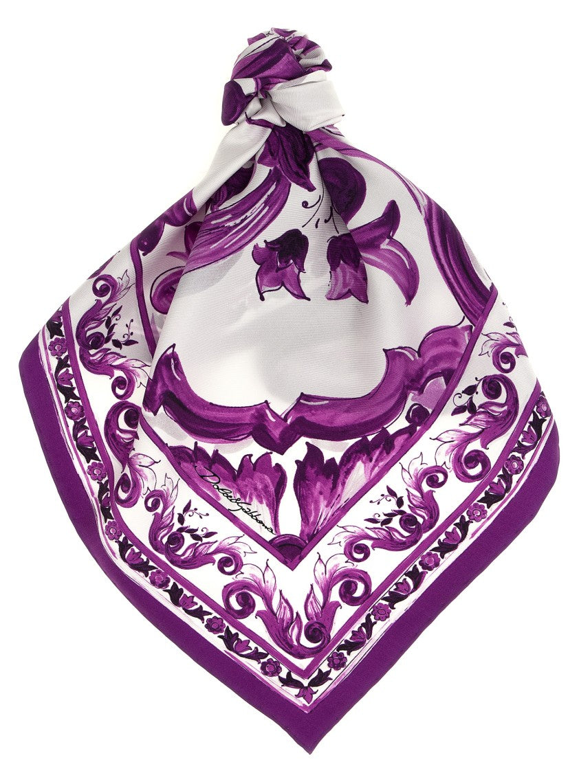 Dolce & Gabbana 'Maiolica' Print Scarf