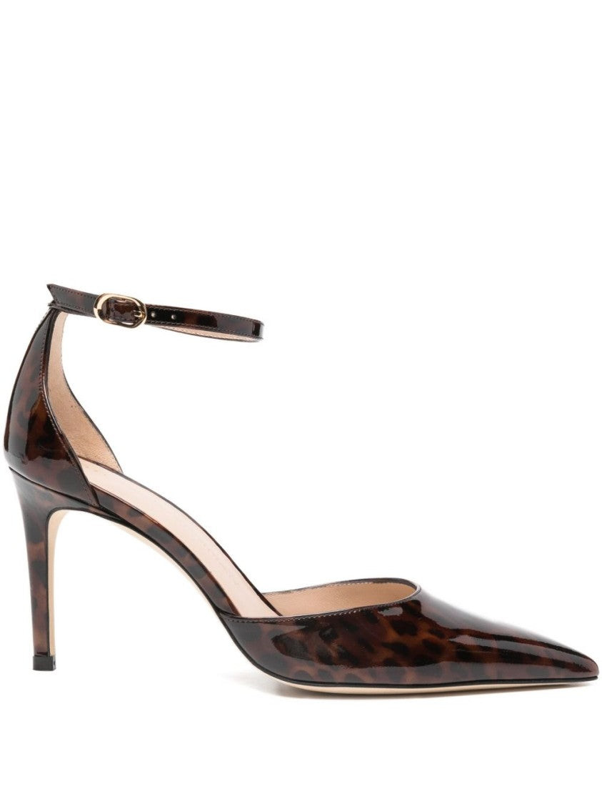 Stuart Weitzman Pointed-Toe Pumps With Leopard Print