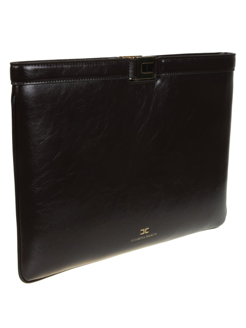 Elisabetta Franchi Polyester-Blend Pochette Clutch