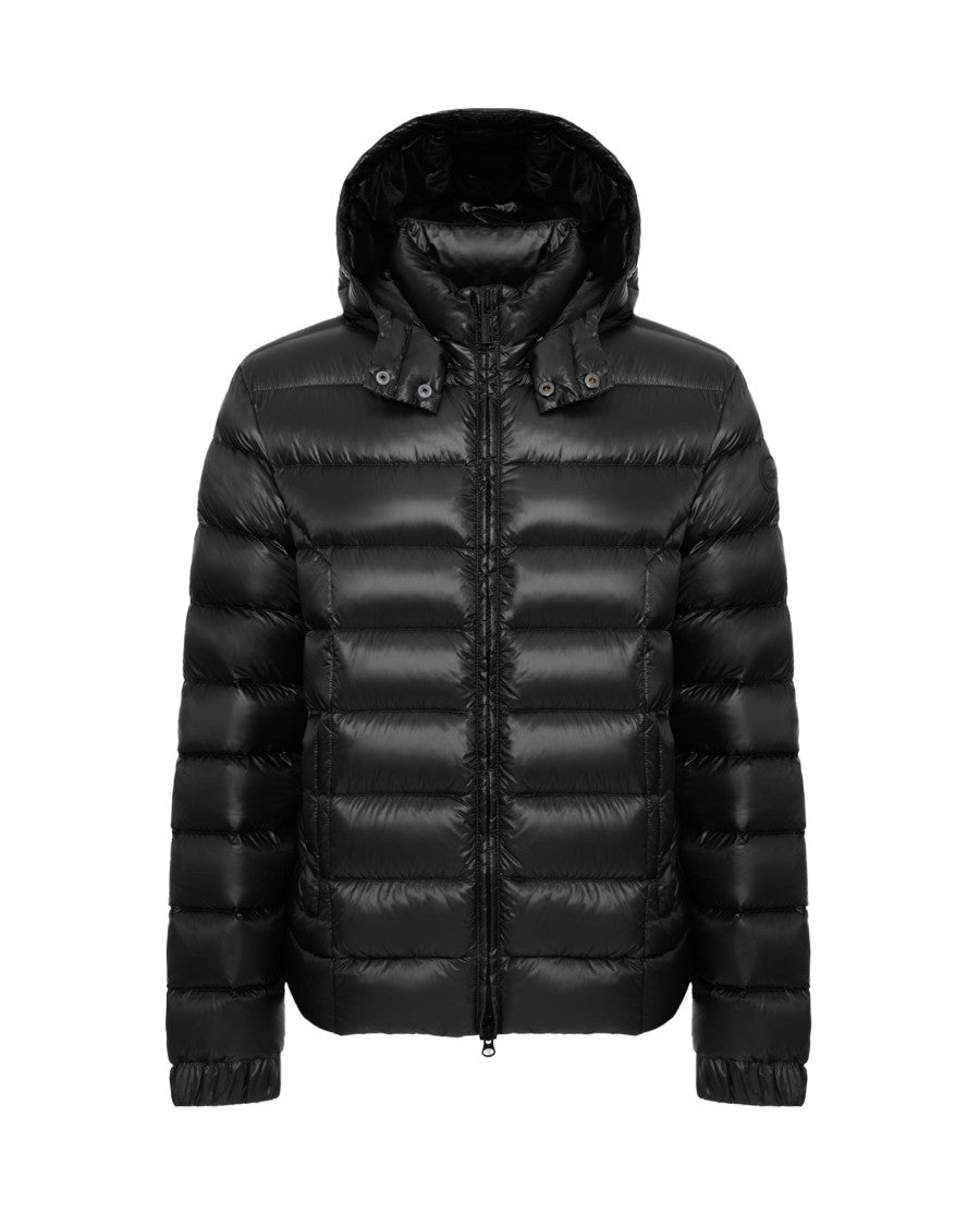 Colmar Glossy Navy Blue Puffer Jacket With Detachable Hood