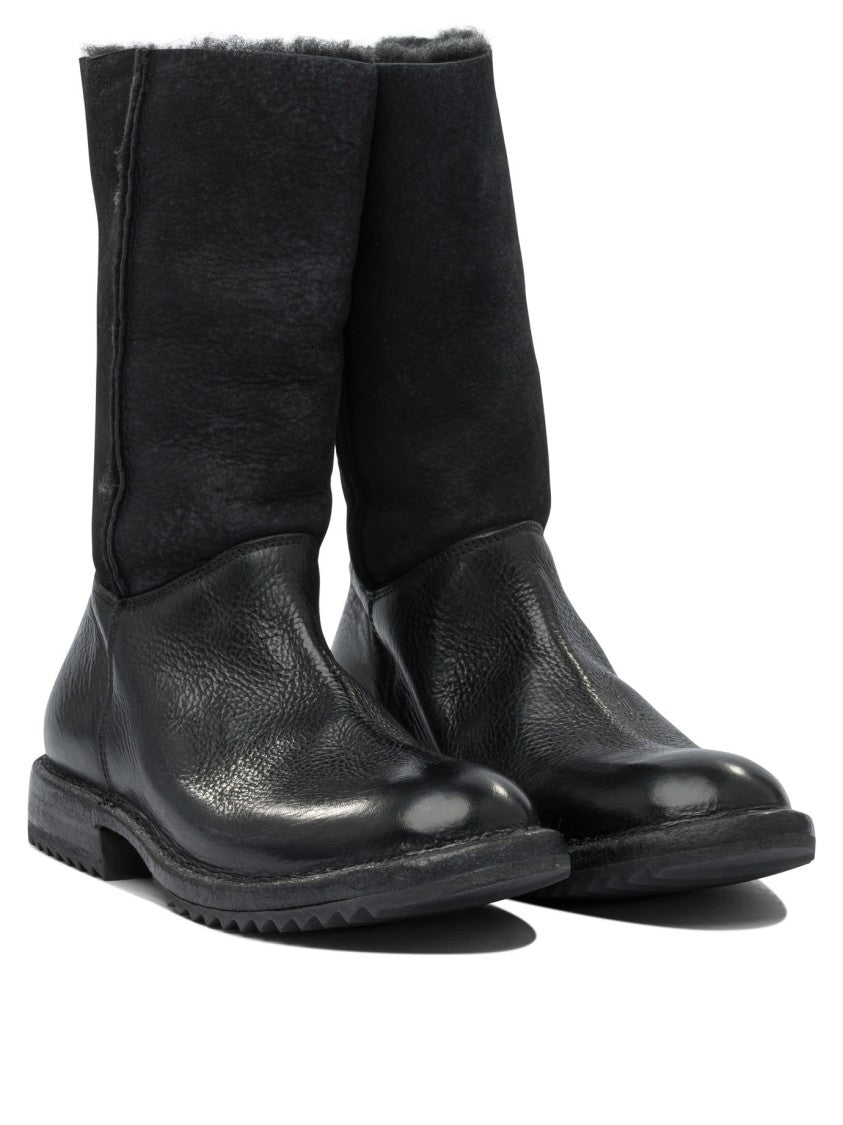 Moma "Rick" Zippered Ankle Boots