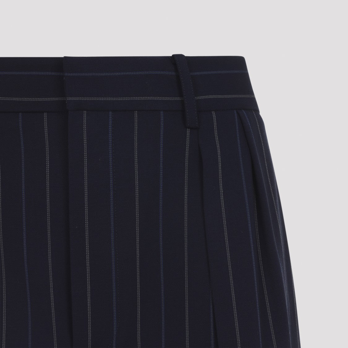 Polo Ralph Lauren Icon Navy Blue Wool Jody Pleated Pants