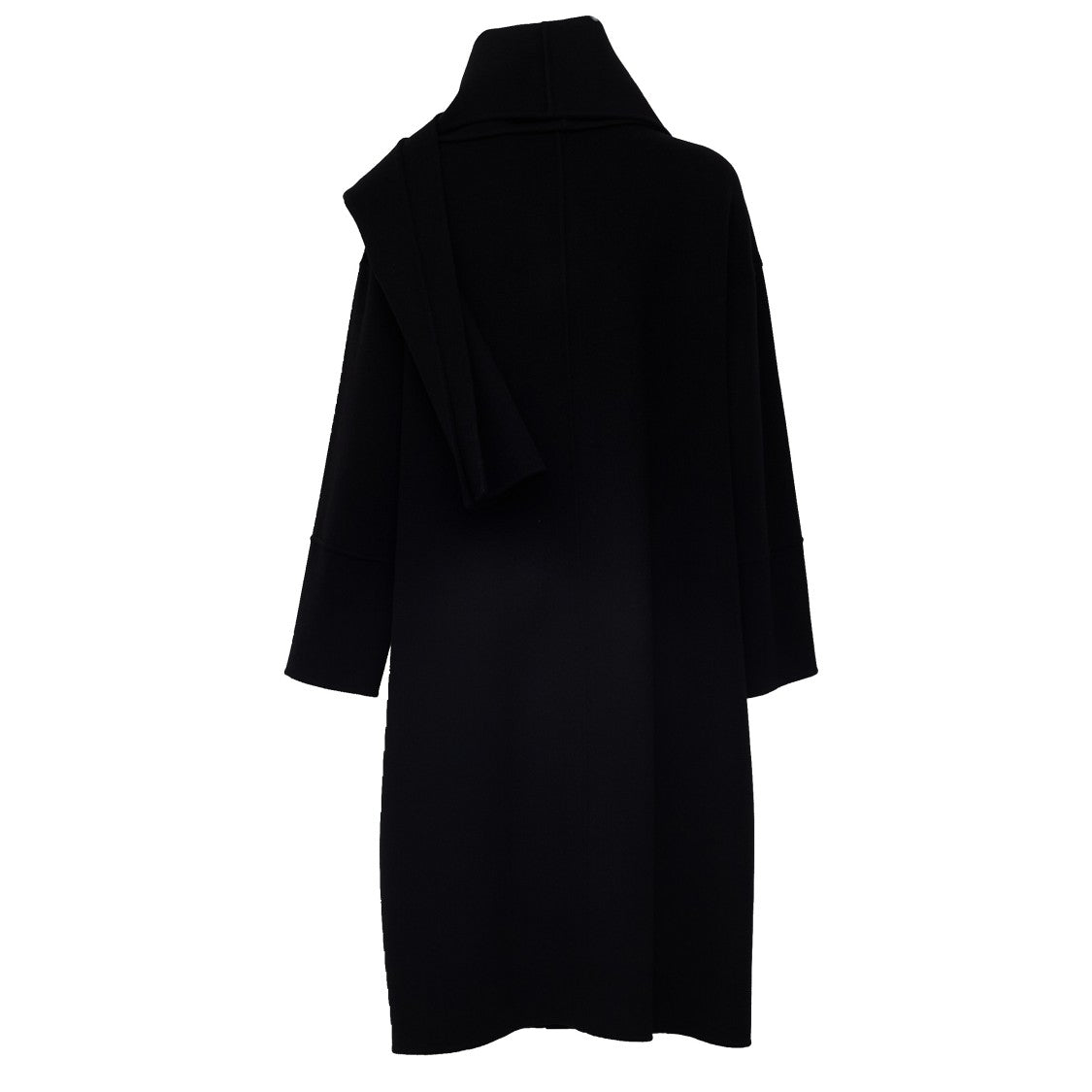 Max Mara Melodia Draped Wool Long Coat