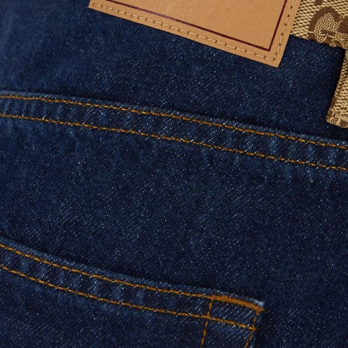 Gucci High-Waist Boyfriend Pants With Logo Waistband