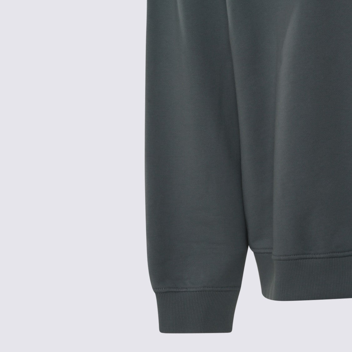 Diesel Relaxed Fit Graphic Knit Sweatshirt With Ribbed Details