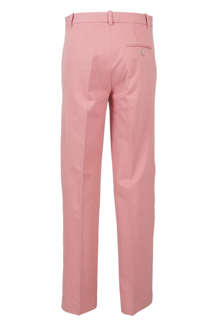 Circolo 1901 Wide-Leg Trousers In Soft Piquet Fabric