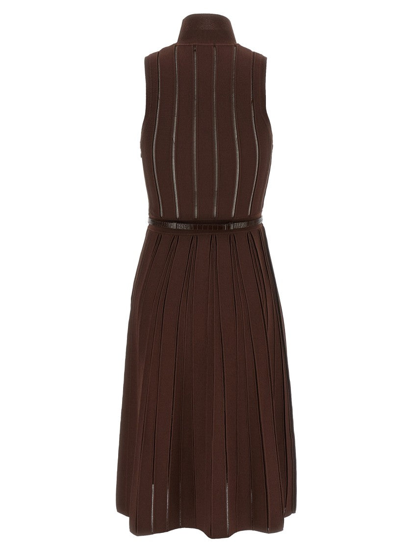 Elisabetta Franchi Weft Dress À Jour
