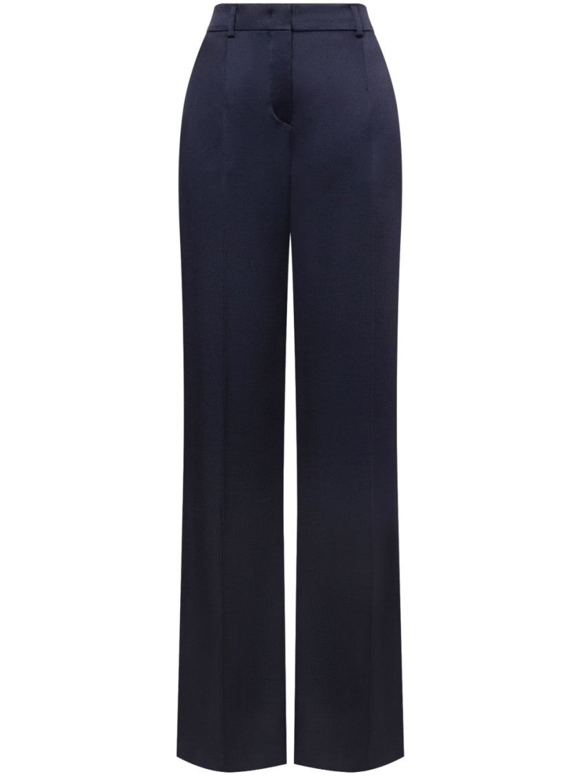 Alberta Ferretti High-Waisted Wide-Leg Trousers