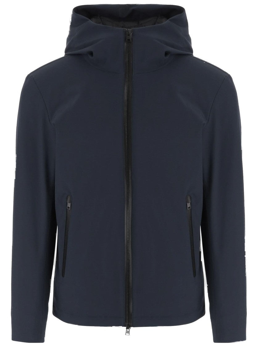 Woolrich Navy Stretch Nylon Jacket