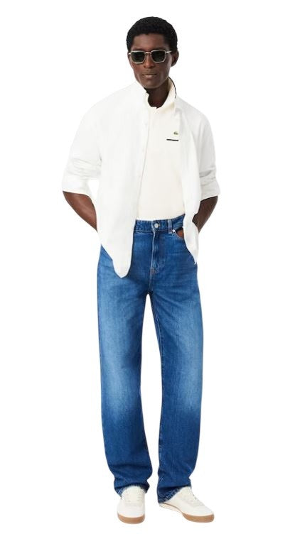 Lacoste Classic Fit White Polo Shirt