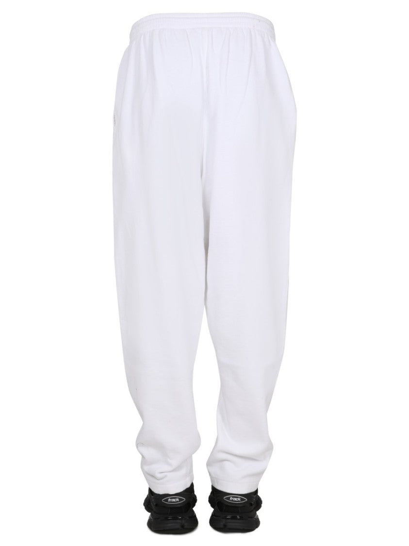 Balenciaga Jogger Pants With Patch Details And Elastic Waistband