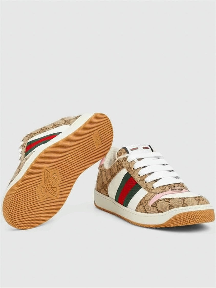 Gucci Signature Monogram Low-Top Sneakers